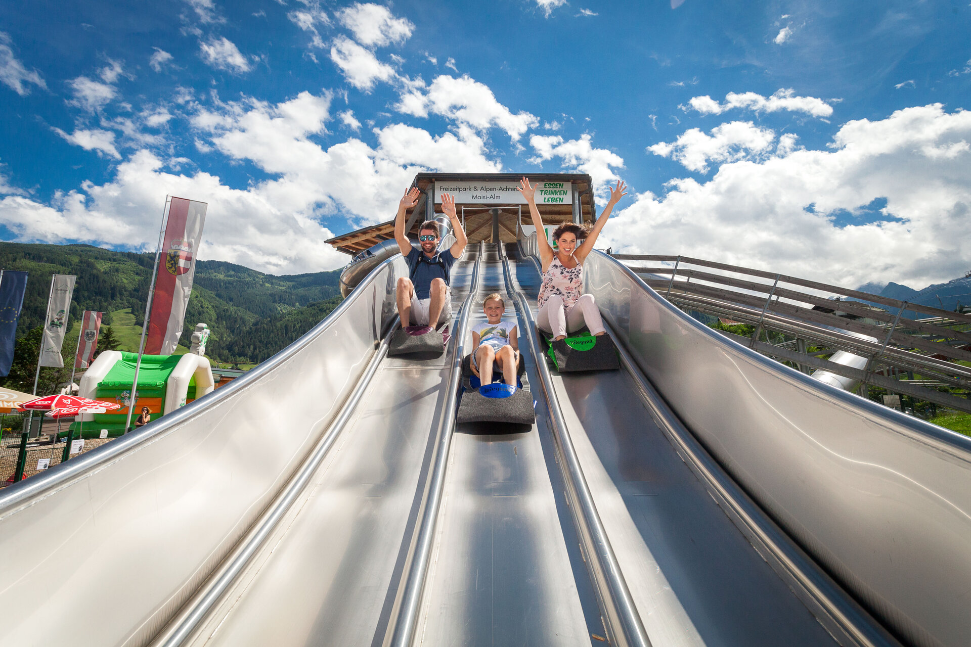 Maisi Flitzer The year round toboggan run in Kaprun